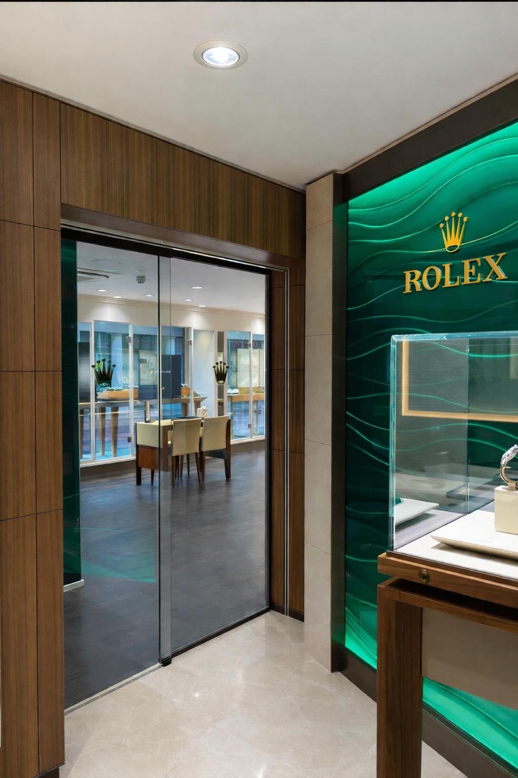 Automatic sliding glass doors installed at a retail entrance